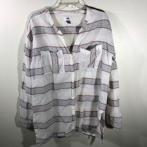 Old Navy Tunic Blouse Size Medium